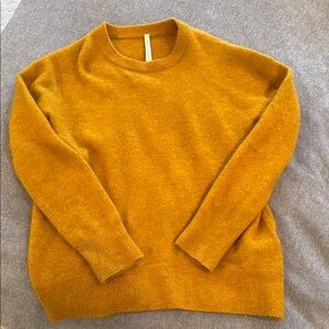 Group by Babaton Cozy Mustard Sweater